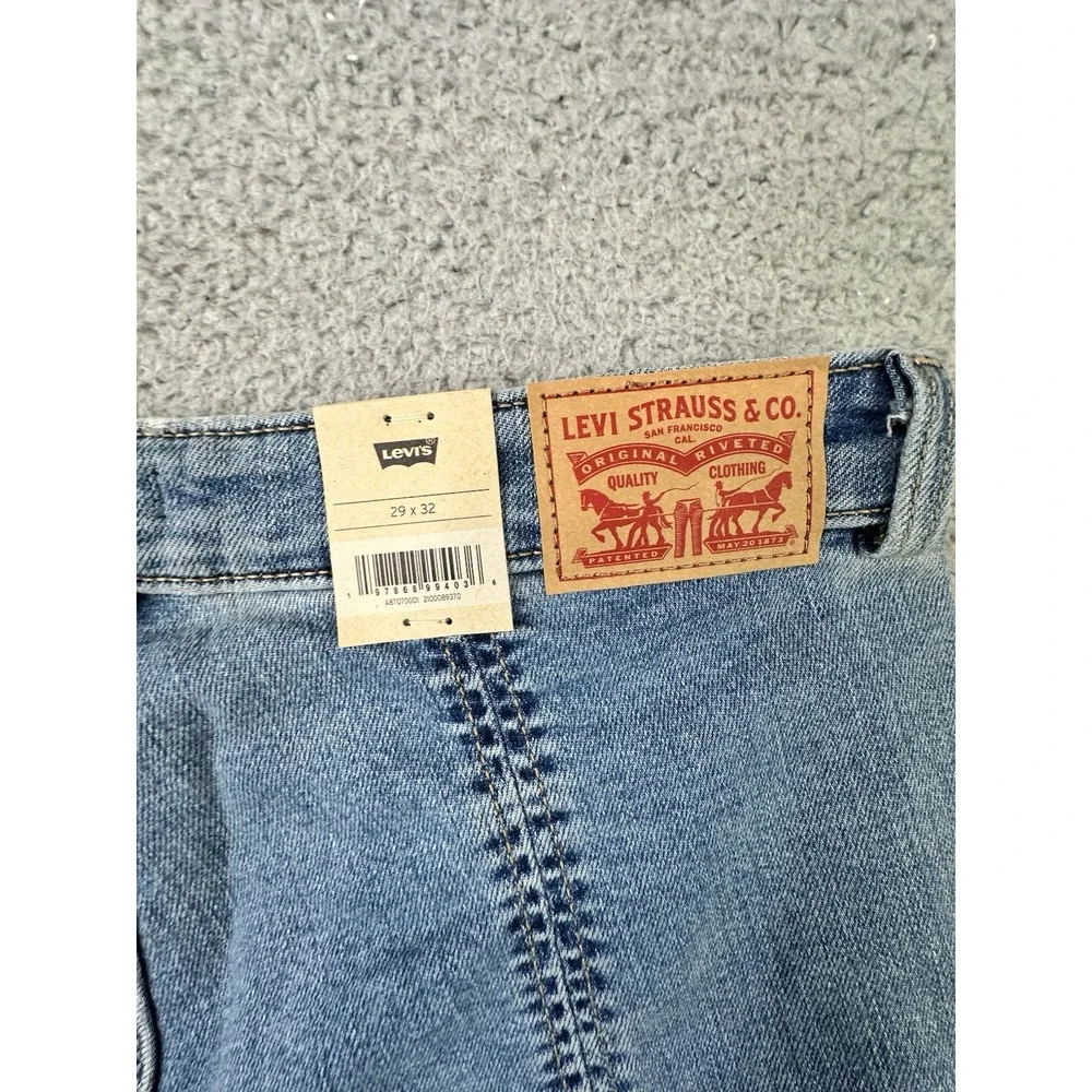 Levi's Superlow Bootcut Seamed Jeans Blue 29X32 Light Wash NWT